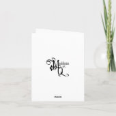 Super Zuster Hartelijk dank, Kaart van Birthday (Achterkant)