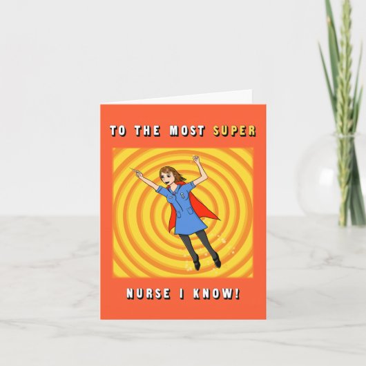 Super Zuster Hartelijk dank, Kaart van Birthday (Voorkant)