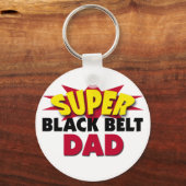 Super Zwarte Band Papa Sleutelhanger (Voorkant)