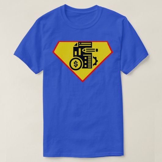 Superaccountant 1 t-shirt (Design voorkant)