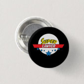 Superadvocaat, #advocate ronde button 3,2 cm (Voorkant /achterkant)