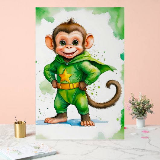 Superaffe Acryl Bord (Huwelijk)