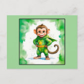 Superaffe Feestdagenkaart (Voorkant)