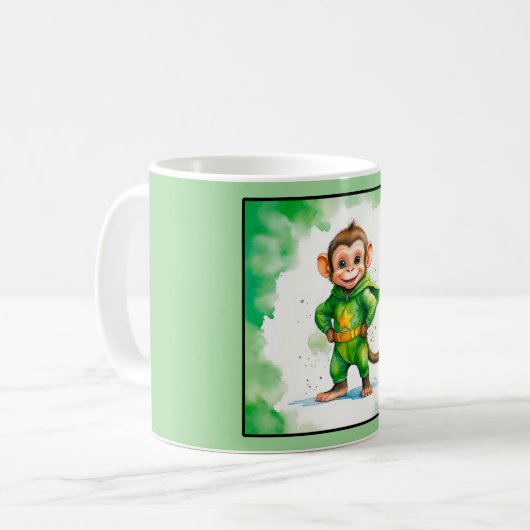 Superaffe, Koffiemok (Voorkant links)