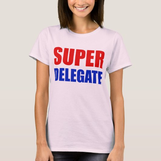 superafgevaardigde t-shirt (Voorkant)