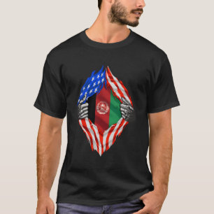 SuperAfghaans erfgoed in Afghanistan Roots Usa Vla T-shirt