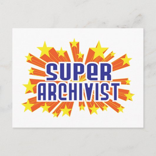 Superarchivist Briefkaart (Voorkant)