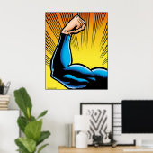 Superarm Poster (Thuiskantoor)