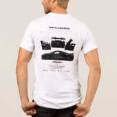 Superauto Grafische Print Tri-Blend Shirt (Achterkant)