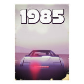 superauto-poster 1985 foto afdruk (Voorkant)