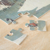 Superb "Hunters in the Snow" Pieter Bruegel 1565, Legpuzzel (Zijkant)