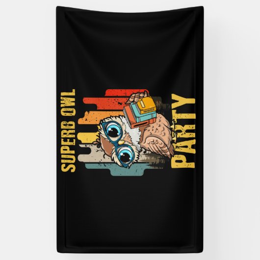 Superb Owl Party Wat we doen in de Shadows Classic Spandoek (Verticaal)