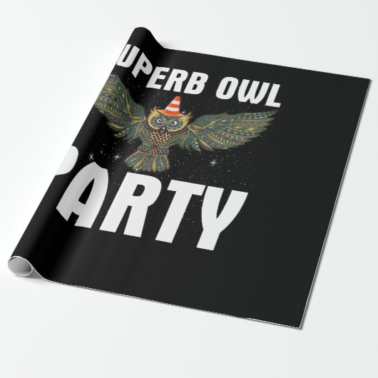 Superb Owl Party What We Do in the Shadows Classic Cadeaupapier (Uitgerold)