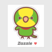 Superb parrot sticker (Vel)
