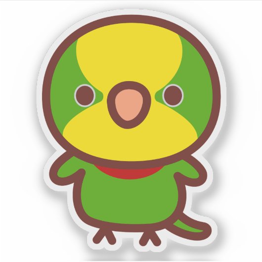 Superb parrot sticker (Voorkant)
