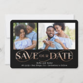 Superb Swirl 2 foto's Sla de datum Kaart (Voorkant)