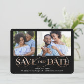 Superb Swirl 2 foto's Sla de datum Kaart (Staand voorkant)