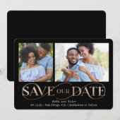 Superb Swirl 2 foto's Sla de datum Kaart (Voorkant / Achterkant)