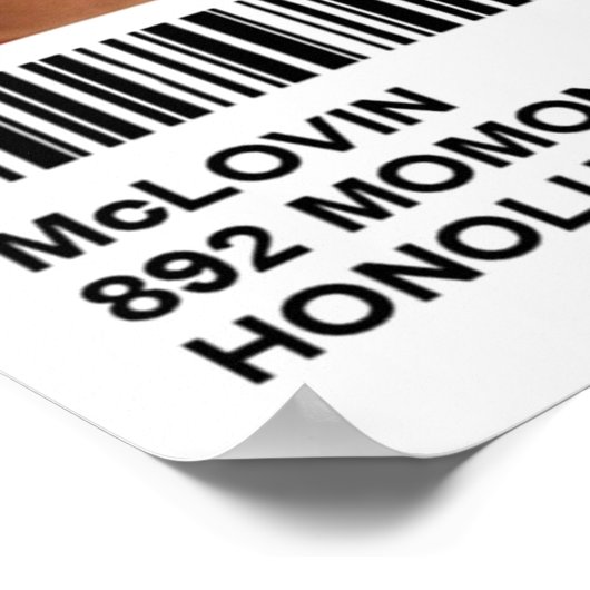 Superbad Fake ID-licentie Poster (Hoek)