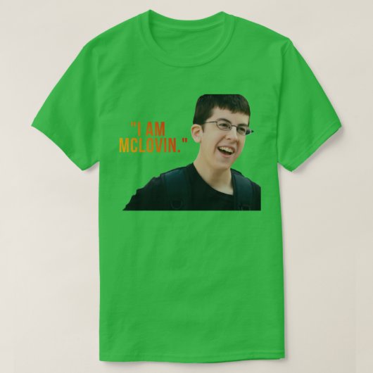 Superbad McLovin Ik ben McLovin Red T-shirt (Design voorkant)