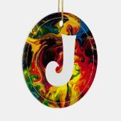 Superball Monogram Keramisch Ornament (Rechts)