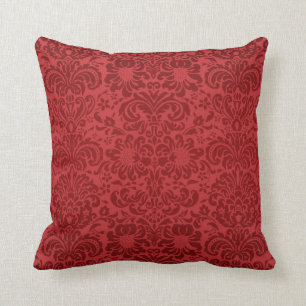Superbe red damask kussen
