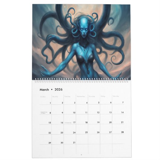 Superbeast AI Art Kalender (Mar 2026)