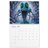 Superbeest AI Kunst Kalender (Feb 2027)