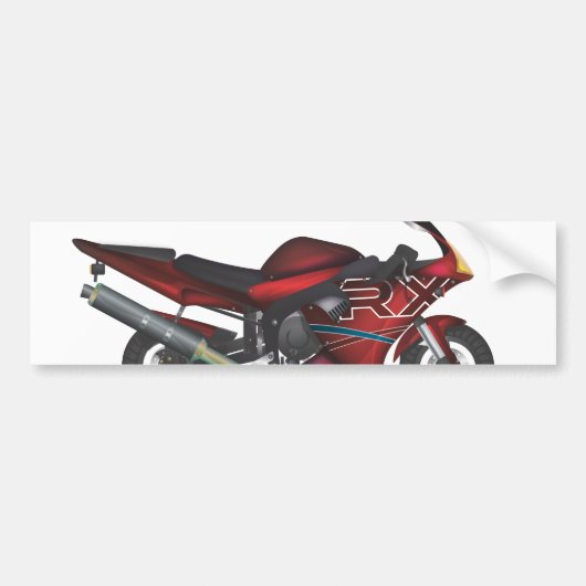 Superbike Bumpersticker (Voorkant)