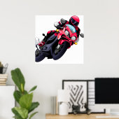 Superbike Poster (Thuiskantoor)
