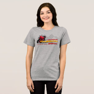 Superbike Racing Maximum Passie Biker Grafisch 1 Tri-Blend Shirt