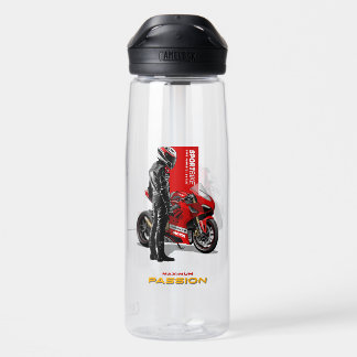 Superbike Racing Maximum Passie Biker Grafisch 25L Waterfles