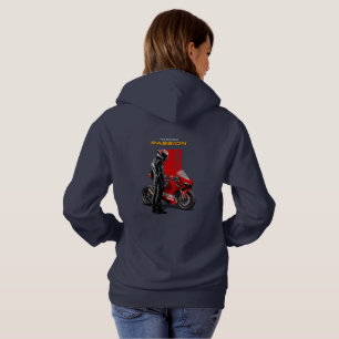 Superbike Racing Maximum Passie Biker Grafisch 2 Hoodie