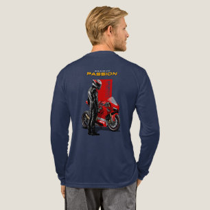Superbike Racing Maximum Passie Biker Grafisch 2  Tri-Blend Shirt