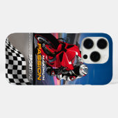 Superbike Racing Maximum Passie Biker Grafisch Case-Mate iPhone Case (Achterkant (horizontaal))
