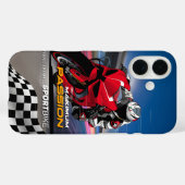Superbike Racing Maximum Passie Biker Grafisch Case-Mate iPhone Case (Achterkant (horizontaal))