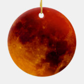 Superblauwe bloedmaan 2018 keramisch ornament (Achterkant)