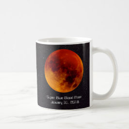 Superblauwe bloedmaan 2018 koffiemok