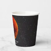 Superblauwe bloedmaan 2018 papieren bekers (Links)