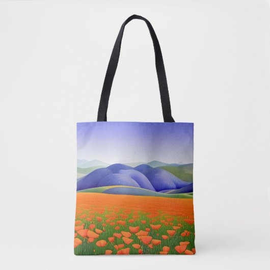 Superbloemen | Surreal Poppies Tote Bag (Voorkant)