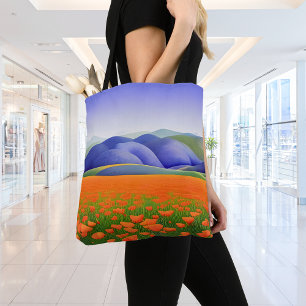Superbloemen   Surreal Poppies Tote Bag