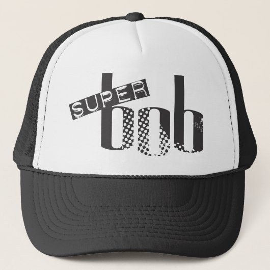 Superbob Logo Trucker Hat Trucker Pet (Voorkant)