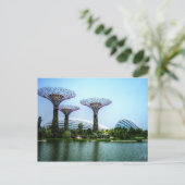 Superbomen, broeikasgassenmeer en dragonfly-meer briefkaart (Staand voorkant)