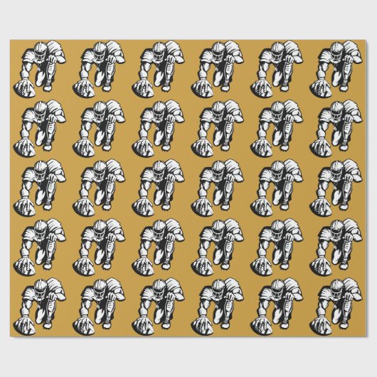 SUPERBOWfootball player062 player1062 player playe Cadeaupapier (Vlak)