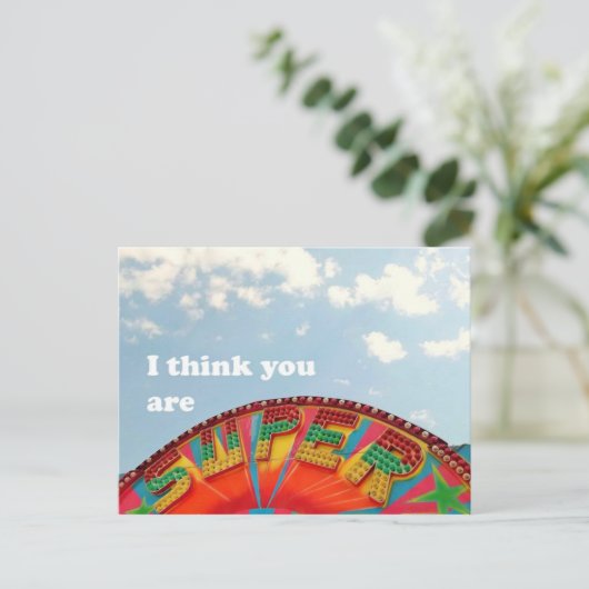 Superbriefkaart Briefkaart (Staand voorkant)