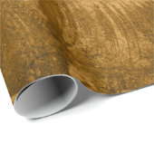 superbruin grunge patroon voor textiel cadeaupapier (Rol Hoek)