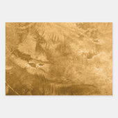 superbruin grunge patroon voor textiel inpakpapier vel (Voorkant 2)