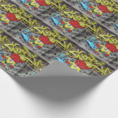 Superbunny Graffiti Cadeaupapier (Hoek)