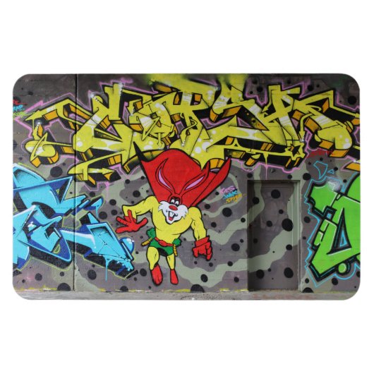 Superbunny Graffiti Magneet (Horizontaal)