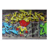 Superbunny Graffiti Poster (Voorkant)